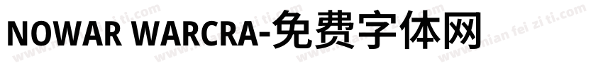 nowar warcra字体转换